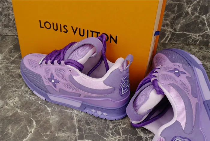 PURPLE Big savings VUITTON Quick dispatch SNEAKER SKATE LOUIS LV