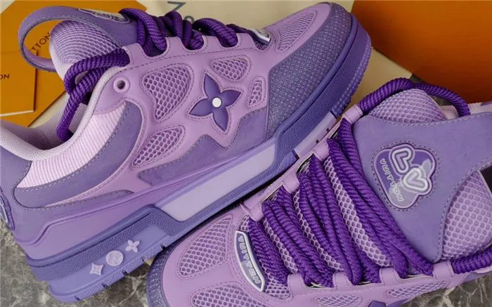 PURPLE Big savings VUITTON Quick dispatch SNEAKER SKATE LOUIS LV