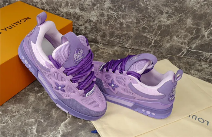 PURPLE Big savings VUITTON Quick dispatch SNEAKER SKATE LOUIS LV