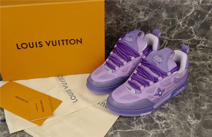 PURPLE Big savings VUITTON Quick dispatch SNEAKER SKATE LOUIS LV
