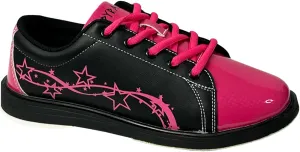 Pyramid Women's Rise Black/Hot Pink Bowling Shoes