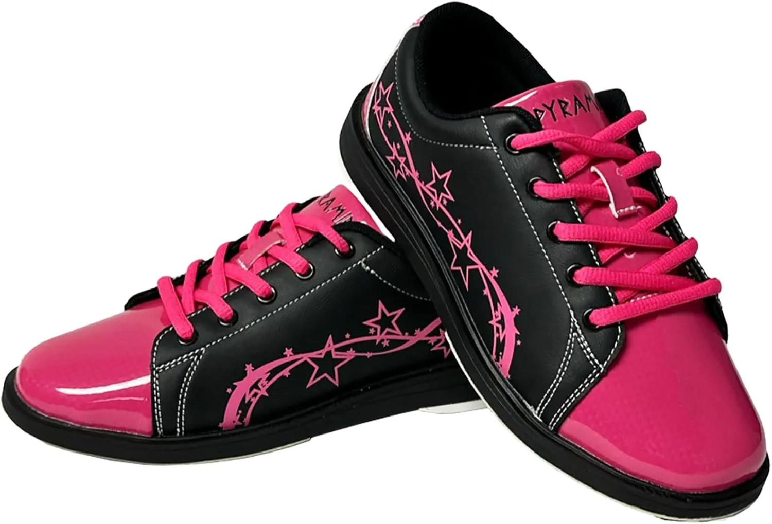 Pyramid Women's Rise Black/Hot Pink Bowling Shoes