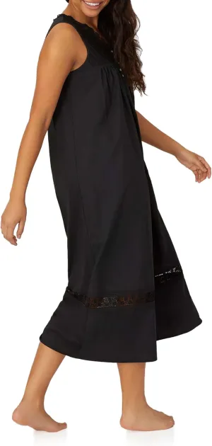 Queen Anne's Lace Women's Portofino Ballet Nightgown, 3X, Black - Nightgown, Sold Out, Machine Wash
