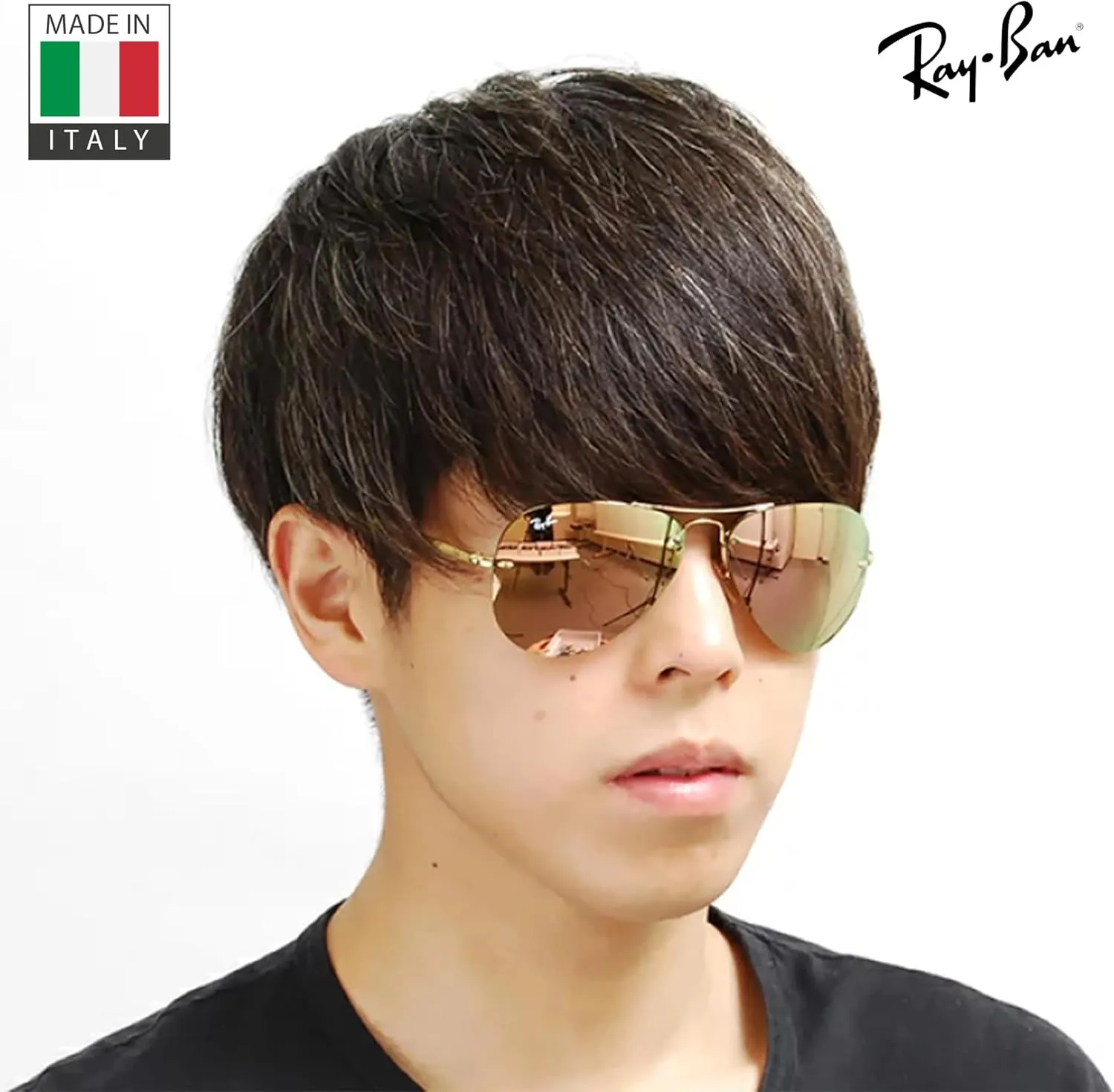 Ray-Ban RB3449 Pilot Sunglasses With Eyewear Kit Bundle - Adjustable Nose Pads - Formal and Casual Wear Retro Sunglasses