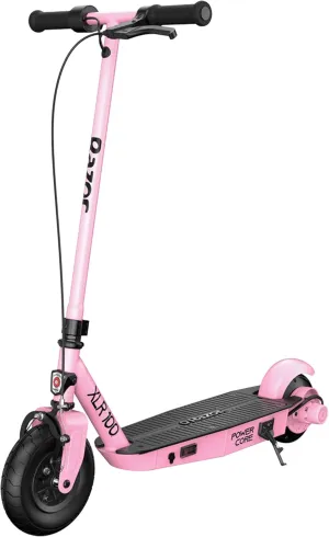 Razor Power Core XLR 100 Electric Scooter Outdoor Ride-On Toy for Ages 8 , Up to 10 MPH, 8" Pneumatic Front Tire, 90W High-Torque Hub Motor