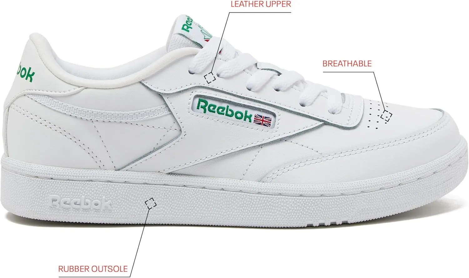 Reebok Boy's Club C Sneaker