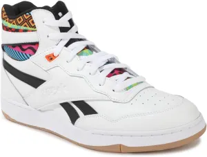 Reebok Unisex BB 4000 II MID Sneaker, FTWWHT/CBLACK/RBKG04, 8 UK