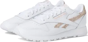 Reebok Women's Classic Leather Sneaker, White/Soft Ecru, 9