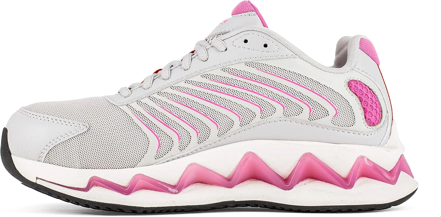Reebok Women's Rb237 Zig Elusion Heritage Work Construction Shoe Light Grey Safety