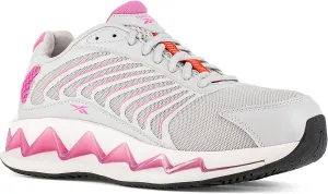 Reebok Women's Rb237 Zig Elusion Heritage Work Construction Shoe Light Grey Safety