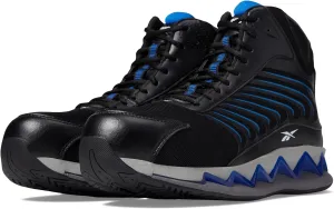 Reebok Work Men's RB3225 Zig Elusion Heritage Work Construction Shoe Black Safety, 12