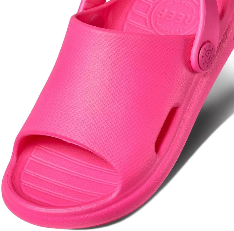 REEF Toddler/Little Kid Rio Slide Sandal, Super Soft Molded EVA Footbed, Lightweight, Water Friendly, Backstrap