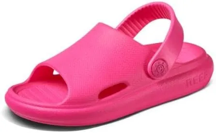 REEF Toddler/Little Kid Rio Slide Sandal, Super Soft Molded EVA Footbed, Lightweight, Water Friendly, Backstrap