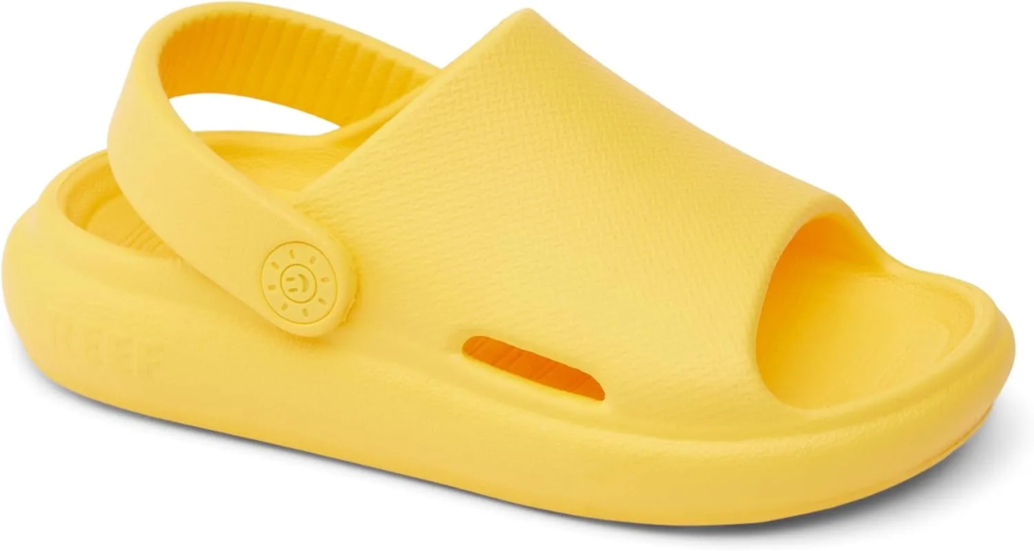 REEF Toddler/Little Kid Rio Slide Sandal, Super Soft Molded EVA Footbed, Lightweight, Water Friendly, Backstrap