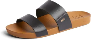 Reef Women's Cushion Vista Fashion Slide Sandal, Vegan Leather Strap, Soft Footbed