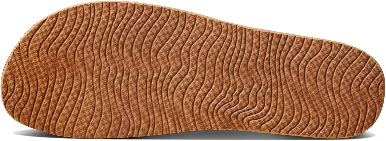 Reef Women's Cushion Vista Fashion Slide Sandal, Vegan Leather Strap, Soft Footbed