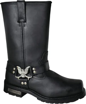 RIDETECS Men's 1442zipper Motorcycle Boot