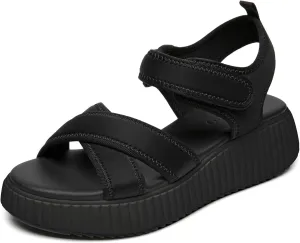 Rihero Women's Comfortable Platform Sport Sandals Open Toe Soft Adjustable Summer Beach Wedge Sandals