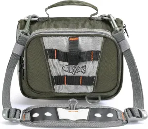 Riverruns Lure Bag Utility Binder Tackle Bag - 10 Pocket PVC Protective Cover Durable Fishing Gear，Durable Zippers，Built-In Handle and Detachable Shoulder Strap