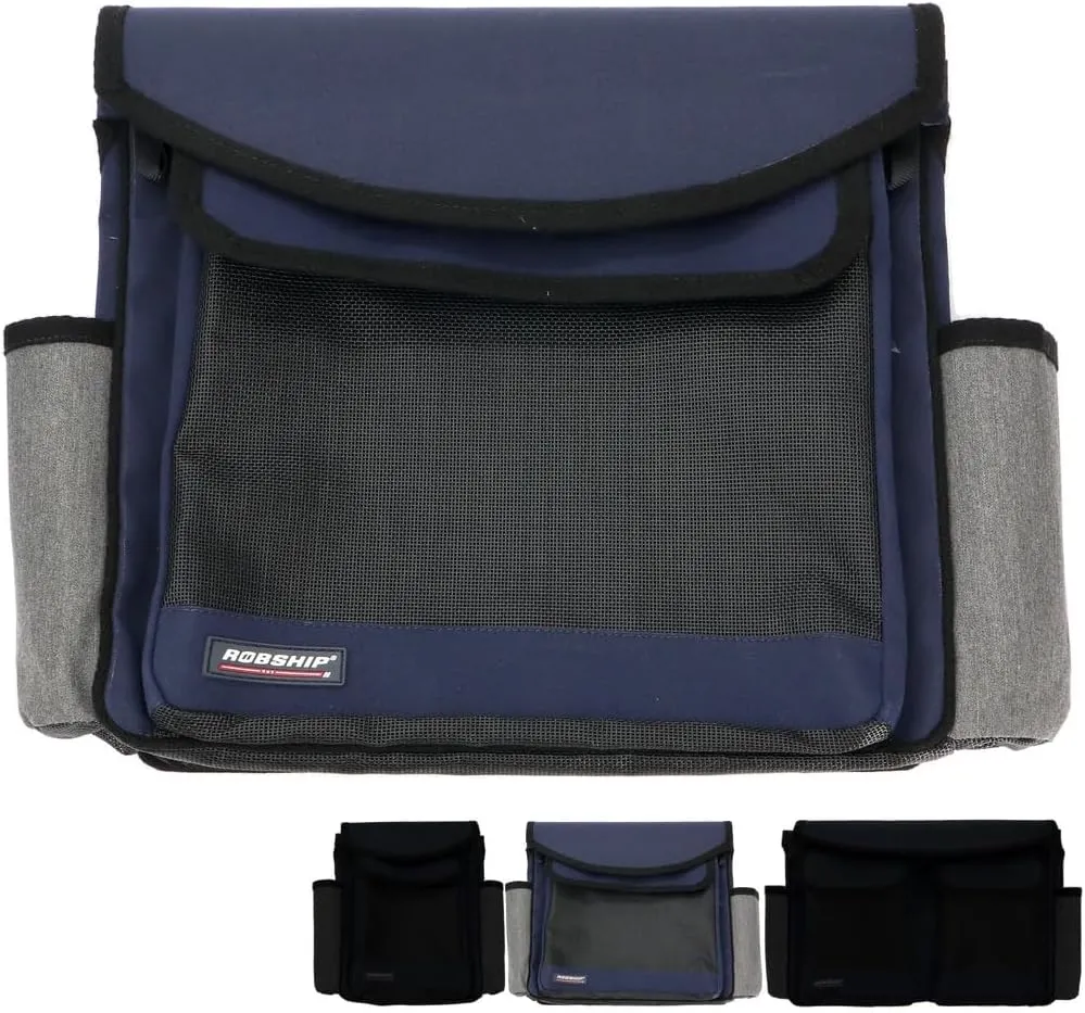 Rope Bag, Mesh Pocket, MK2, Navyline, Medium - Durable Storage and Boating Solution for Ropes and Accessories