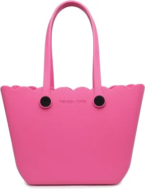 ROSE Rubber Beach Bag Lightweight Waterproof Washable Durable Travel Tote for Boat Pool Sports Gym