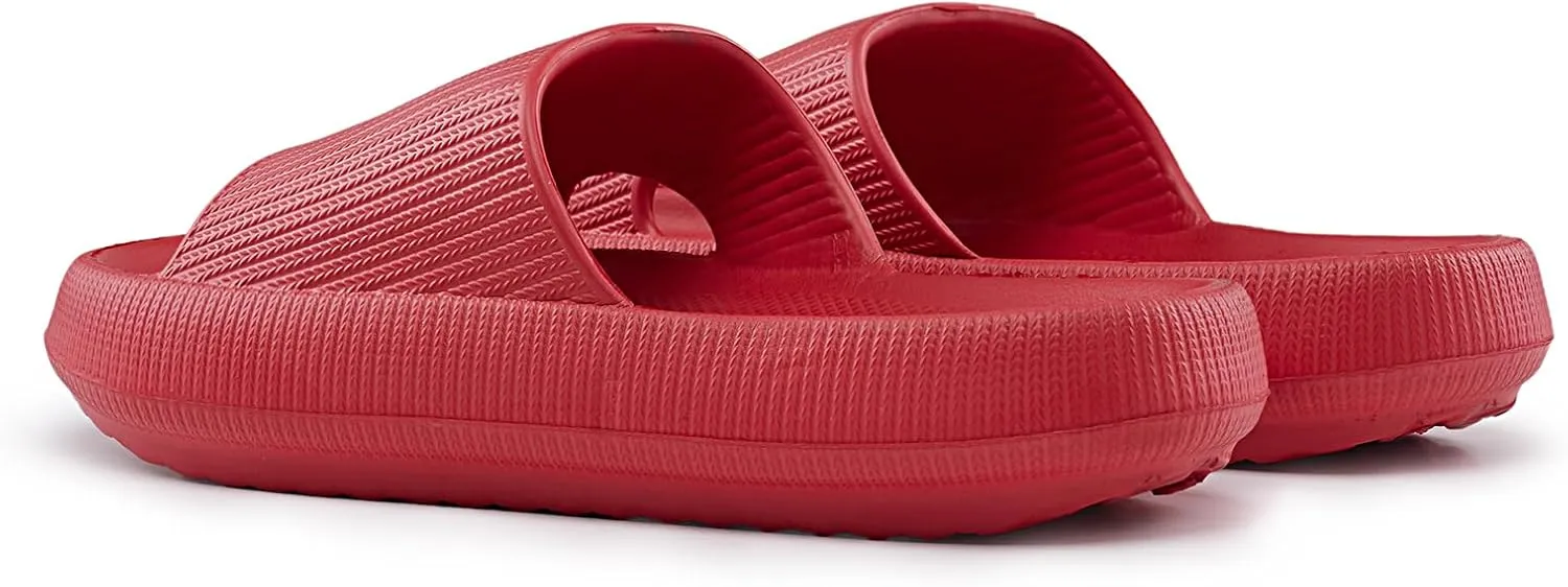 rosyclo Cloud Slippers for Women and Men Massage Thick Sole Non-Slip Shower Slippers Bathroom Super Soft Comfy House Cloud Slide Slippers for Indoor and Outdoor