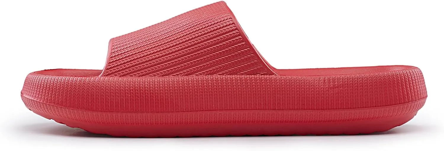 rosyclo Cloud Slippers for Women and Men Massage Thick Sole Non-Slip Shower Slippers Bathroom Super Soft Comfy House Cloud Slide Slippers for Indoor and Outdoor