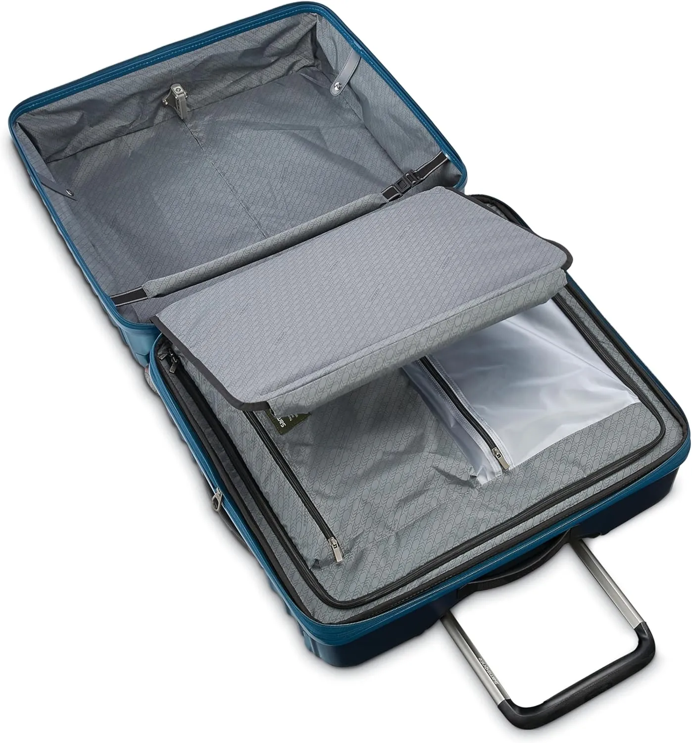 Samsonite Stryde 2 Hardside Expandable Luggage with Double Spinner Wheels, Large Glider, Deep Teal