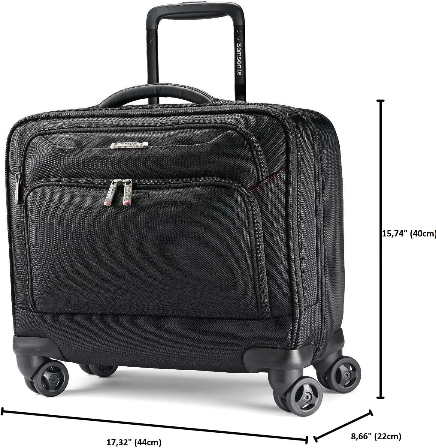 Samsonite Xenon 3.0 Spinner Mobile Office, Black, One Size
