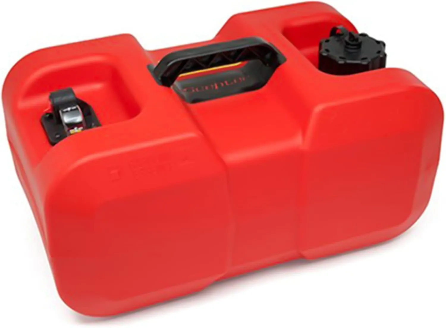 Scepter 6 Gallon Under Seat Portable Marine Tank with 2-Way Vented Cap, EPA CARB Fuel Can Container for Boats and Watercraft, 19.3"L x 12.2"W x 10.2"H