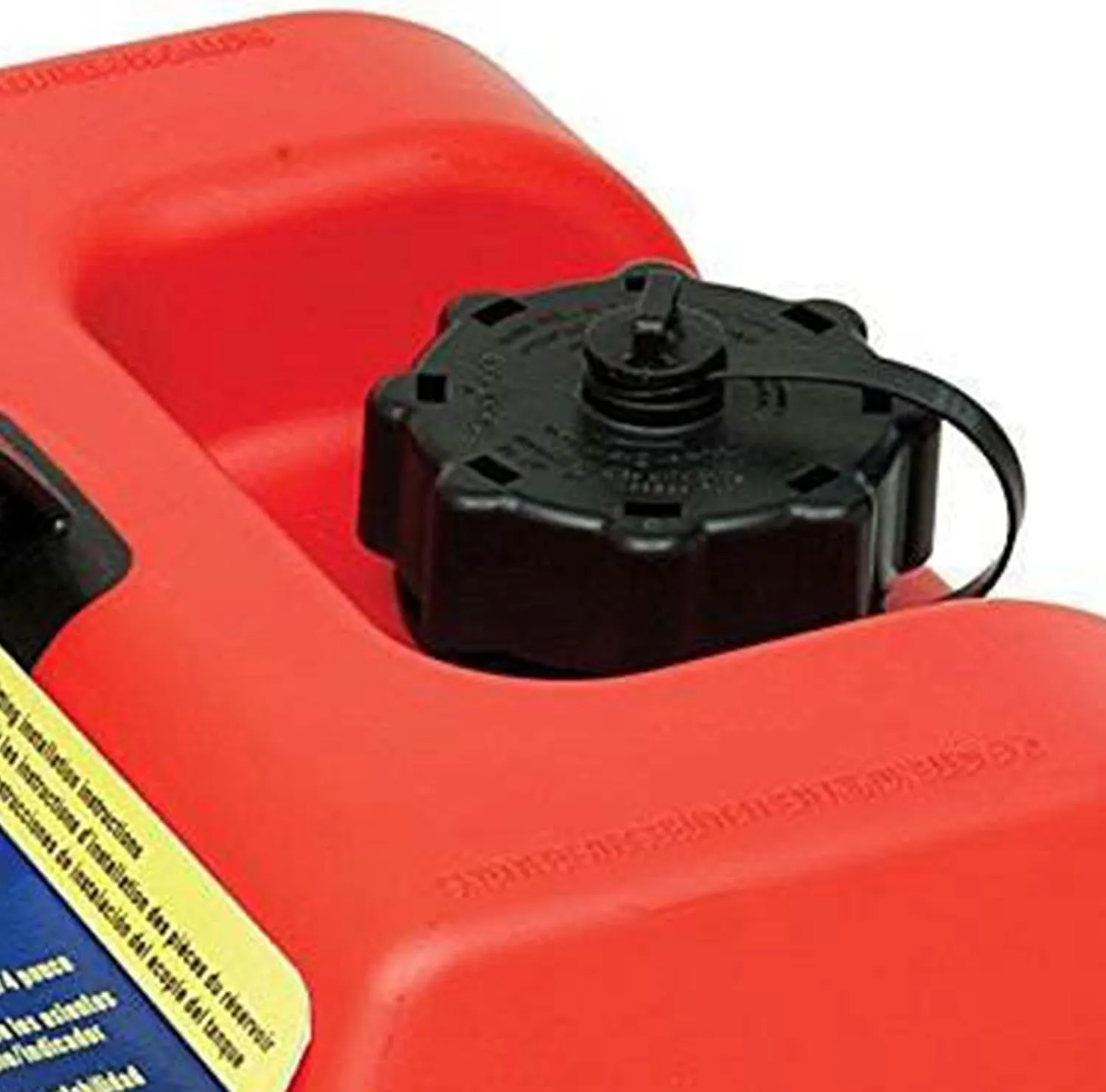 Scepter 6 Gallon Under Seat Portable Marine Tank with 2-Way Vented Cap, EPA CARB Fuel Can Container for Boats and Watercraft, 19.3"L x 12.2"W x 10.2"H