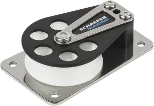 Schaefer Series 5 Flat Base/Alum Cheek/Delrin Sheave