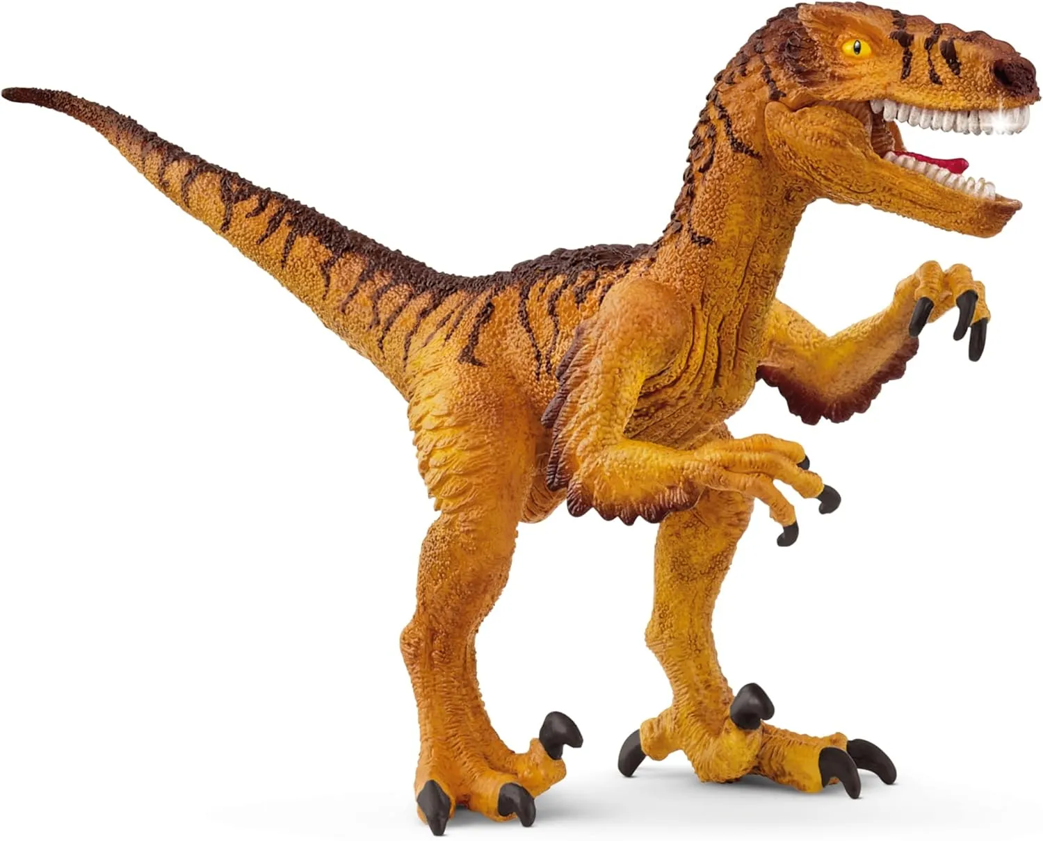Schleich Dinosaurs - 7", Realistic Velociraptor Dinosaur Toy. Detailed Dino Action Figure with Movable Jaw for Boys and Girls. Fun, Imaginative Play Figurine Dinos - Cool Toys for Kids Ages 5 , 15045