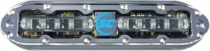 SCM-10 LED Underwater Boat Light - Bimini Blue - 316 Stainless Steel Housing - Polycarbonate Lens - IP68 Fully Submersible Waterproof