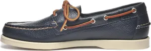 Sebago Men's Portland Martellato Boat Shoes - Handsewn Full-Grain Leather Moccasins with Non-Slip Rubber Soles