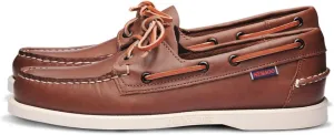 Sebago Portland Women - Handsewn Boat Shoes for Women Made with Full-Grain Leather, with Leather Sock Lining and Non-Marking, Non-Slip Rubber Outsoles