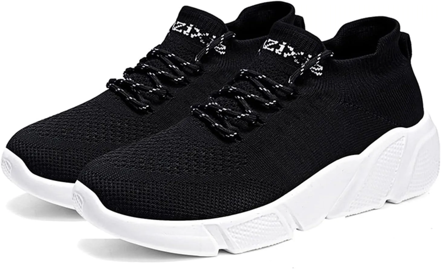 Semshedy Orthopedic Walking Platform Sneakers, Breathable Soft Shoes Mesh Casual Slip On Lightweight Arch Support Shoes