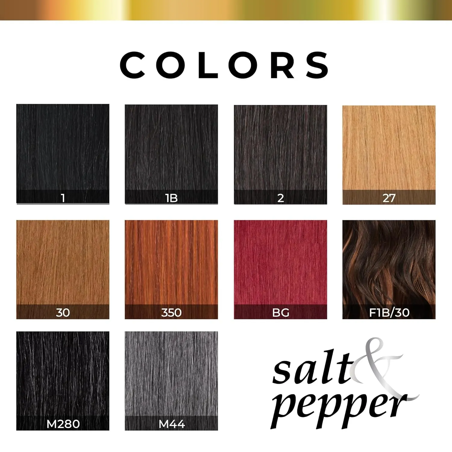 Sensationnel Empire Human Hair Wig - Salt And Pepper Bliss Contouring Mesh Cap Heat Safe (1B OFFBLACK)