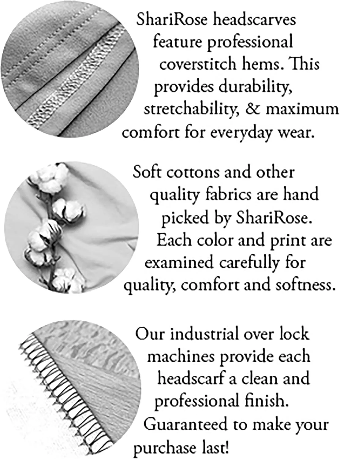 ShariRose Headscarves for Women Pre-tied Bandana Soft Cotton Head Wear Headcover Chemo Cancer Tichel Friendly over 30 Colors!
