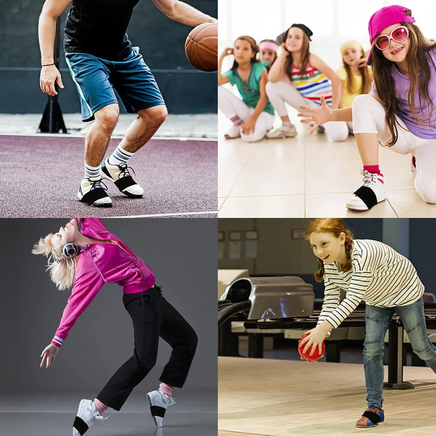 Shoe Socks for Dancing,Shoe Socks Over Sneakers,Ballet Dancers Sock for Pivots Non-Slip Sock for Dancing on Smooth Floors
