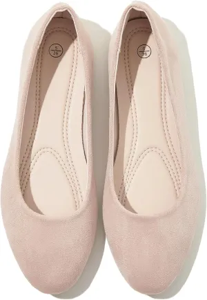 Shupua Flats for Women Round Toe Flat Shoes Dressy Black Ballet Flats Comfortable Womens Dress Shoes Ballerina Flats for Work