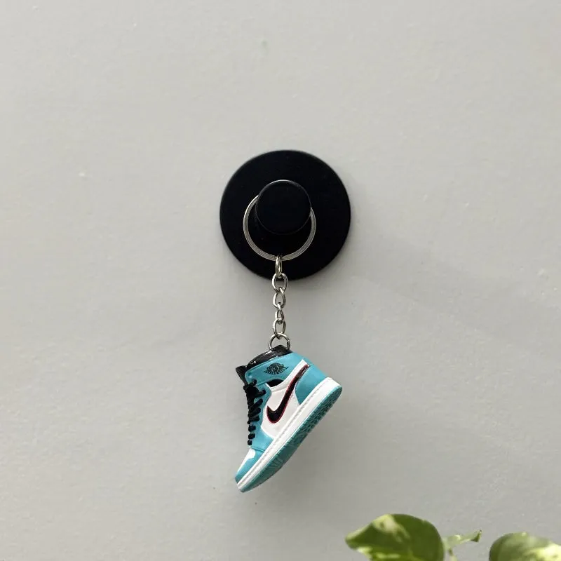 Single Sneaker Keychain - AJ1 UNC Red Swoosh High (No Box)
