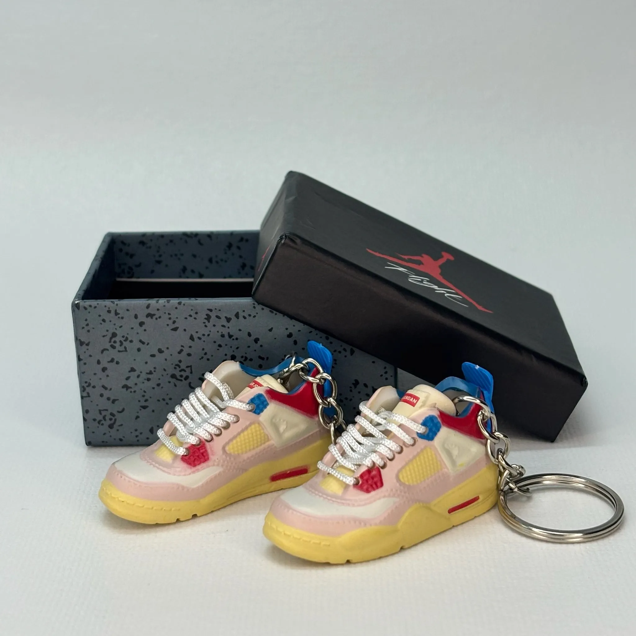 Single Sneaker Keychain - AJ4 Guava Ice Low With Box