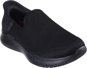 Skechers - Mens Work Relaxed Fit: Skech-Lite Pro Slip Resistant - Phavex Slip On Shoes, Color Black, Size: 10.5 M US