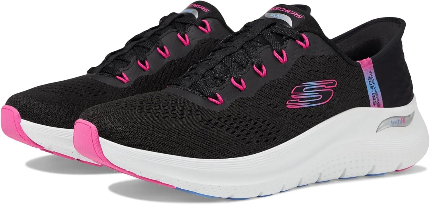Skechers Women's Hands Free Slip-ins Arch Fit 2.0-Easy Chic Sneaker