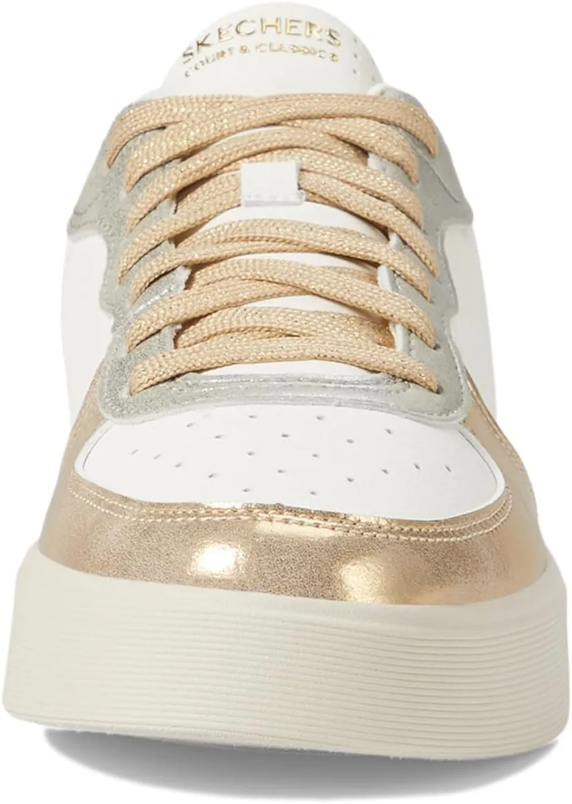 Skechers Women's Hiland-Soft Metals Sneaker