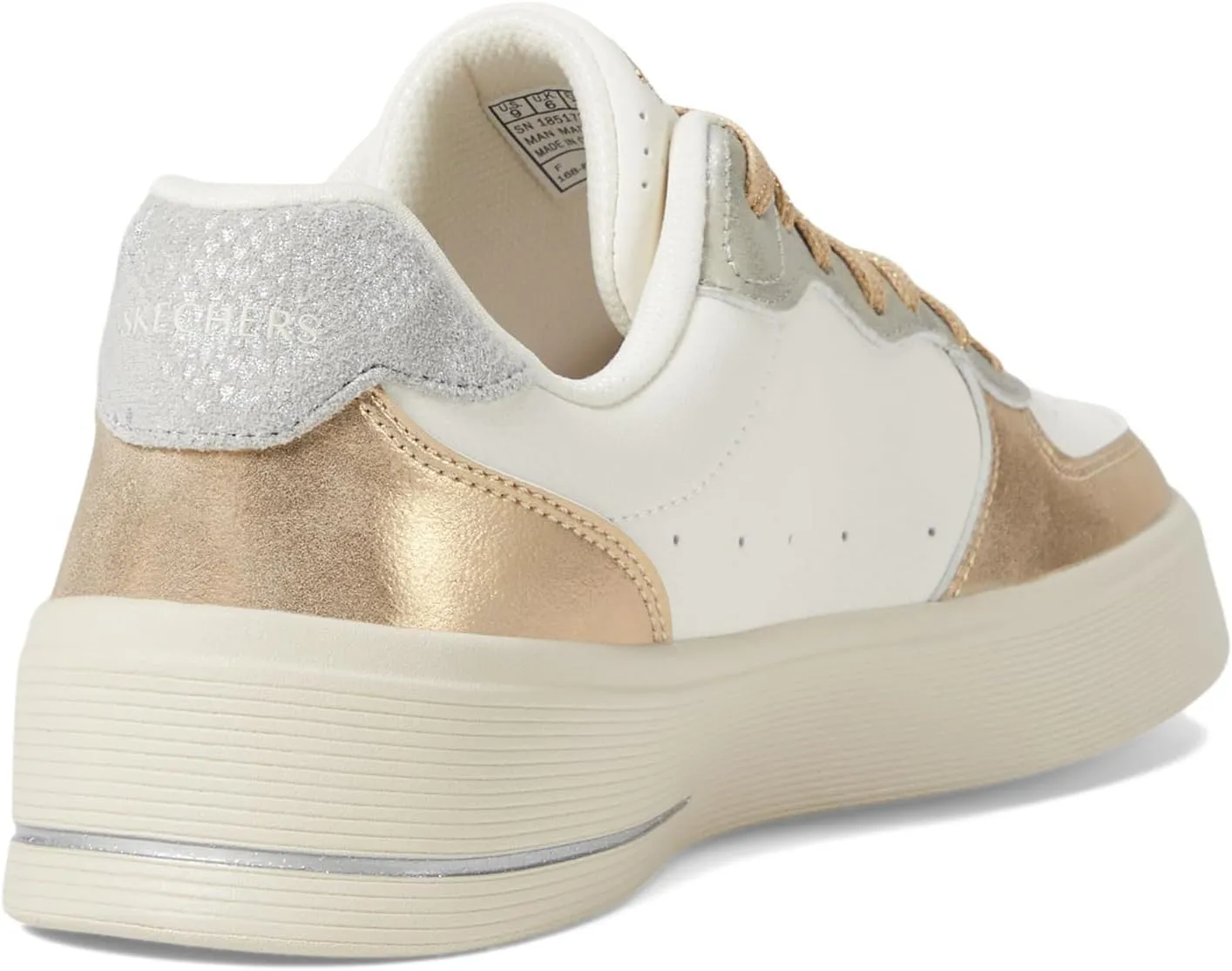 Skechers Women's Hiland-Soft Metals Sneaker