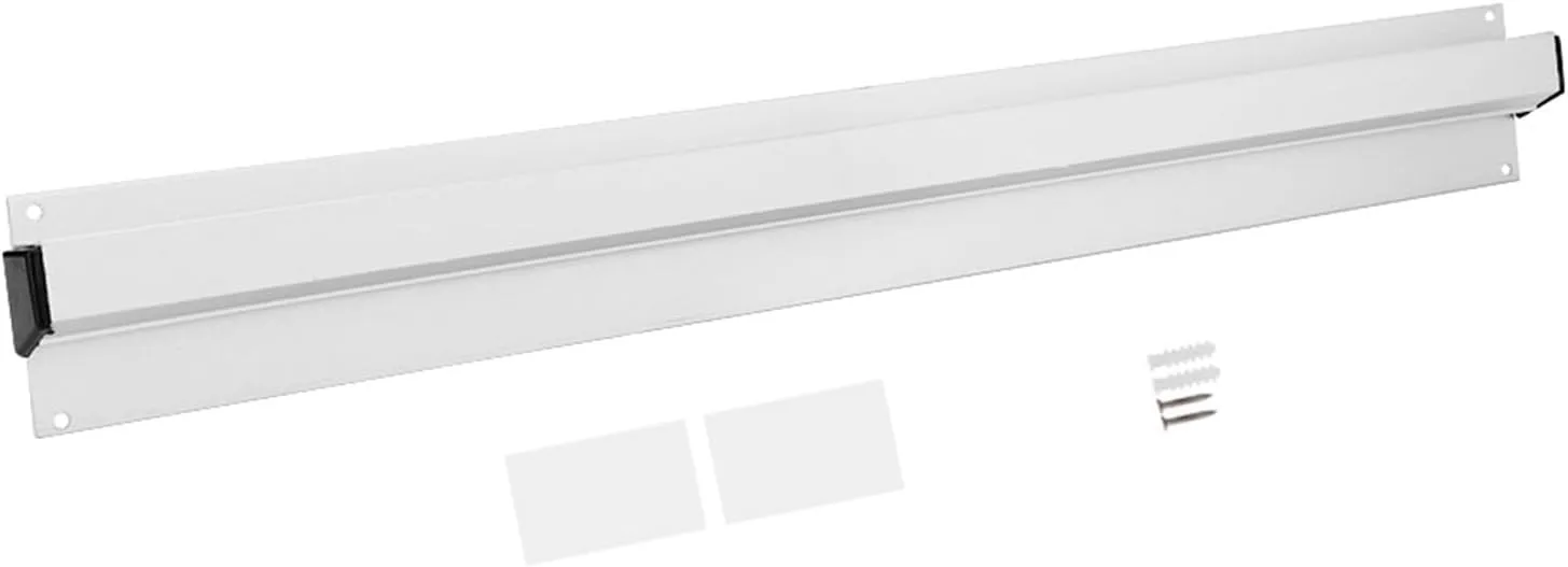 Slide Ticket Rack Aluminum Alloy Bill Folder Wall-Mounted Slide Check Racks Professional Receipt Hanging Rack, 20'' Silver