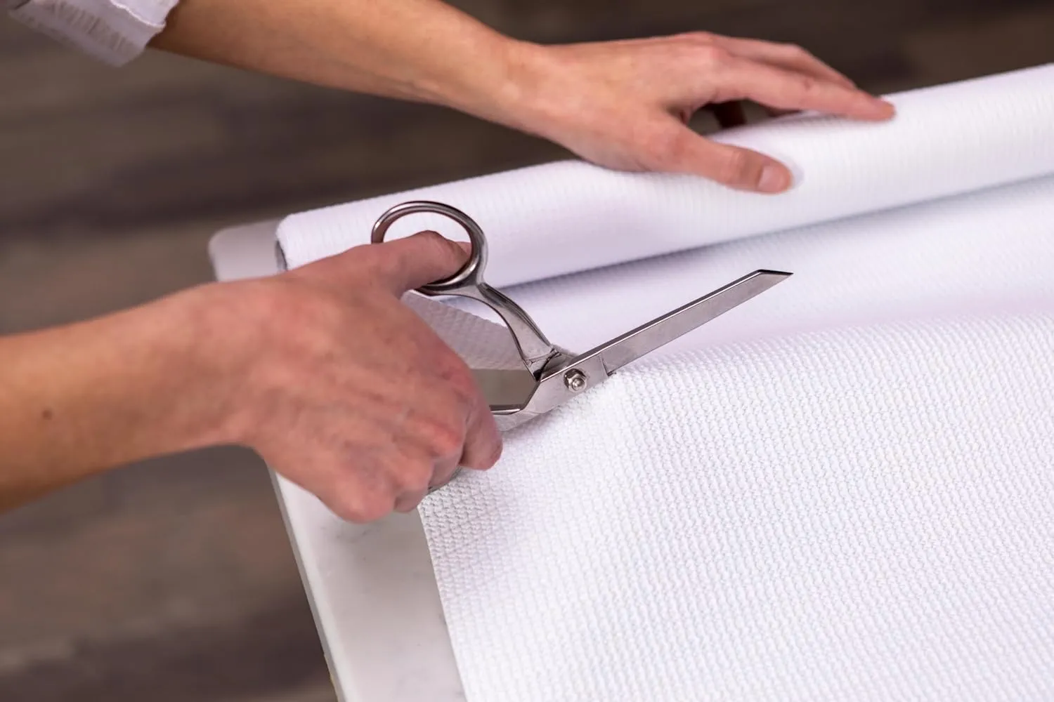 Smooth Top EasyLiner for Cabinets & Drawers - Easy to Install & Cut to Fit - Shelf Paper & Drawer Liner Non Adhesive - Non Slip Shelf Liner - 12 Inch Width - 60 Total Feet - Gray Marble