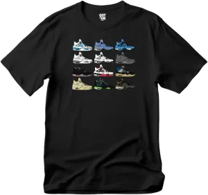 Sneaker J's T Shirts – 100% Cotton Casual Streetwear Short Sleeve Print, bred, UNC, Union, Cement